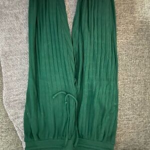 Stars Above Green Joggers with Relaxed Fit and Elastic Waistband